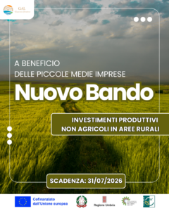 INVESTIMENTI PRODUTTIVI NON AGRICOLI IN AREE RURALI